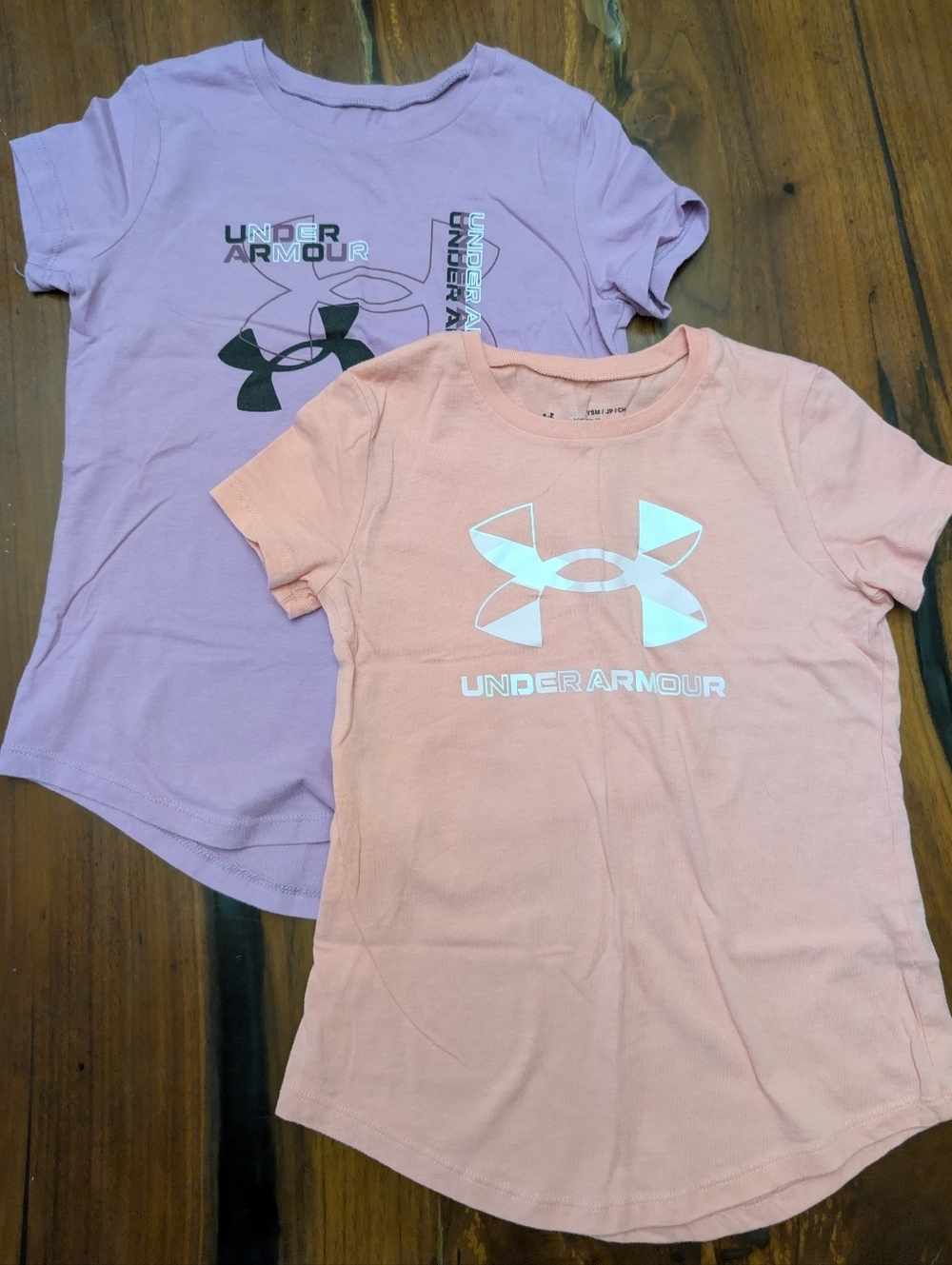 2 UA Girls  Short Sleeve Tees